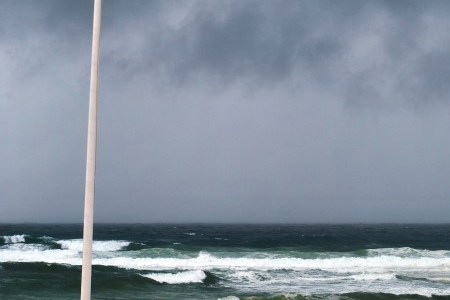 Double red flags during Tropical Storm Lee
