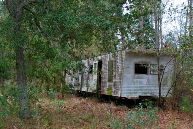 abandoned trailer