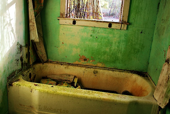 old bathtub