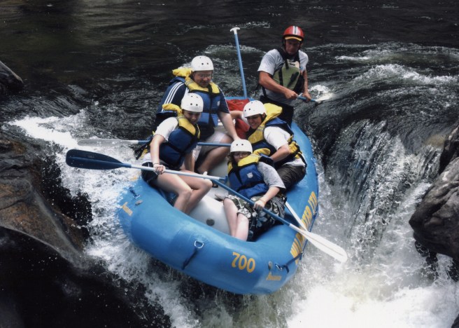 white water rafting