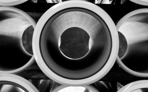 drain pipes black and white