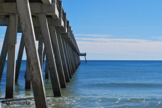beneath fishing pier