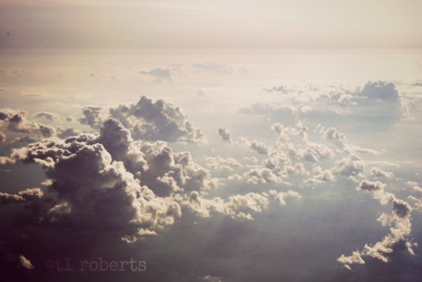 clouds seen from above