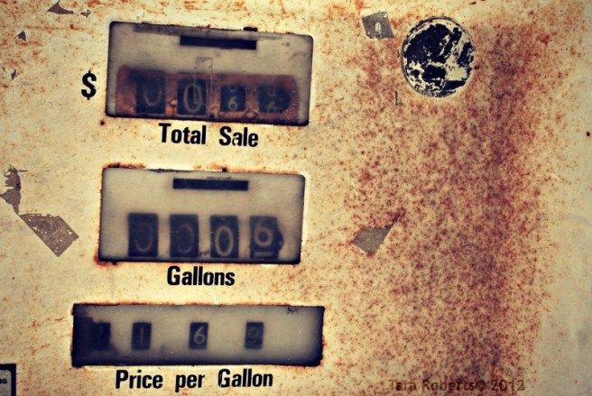 old gas pump dials