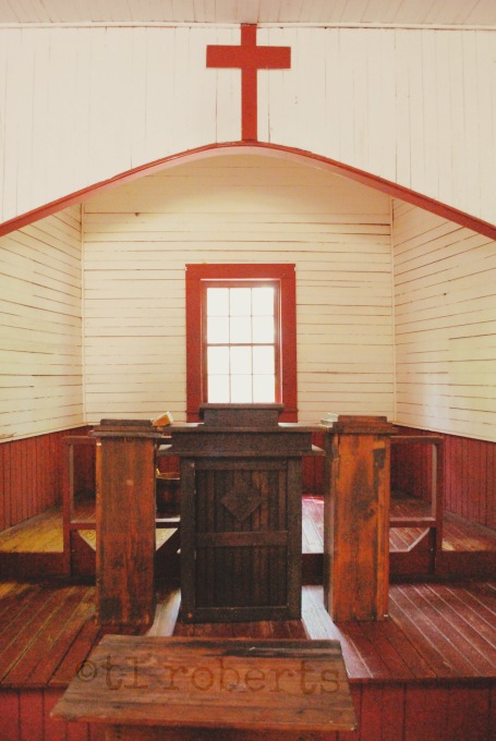 inside one-room church