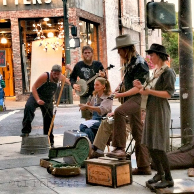Street music performers