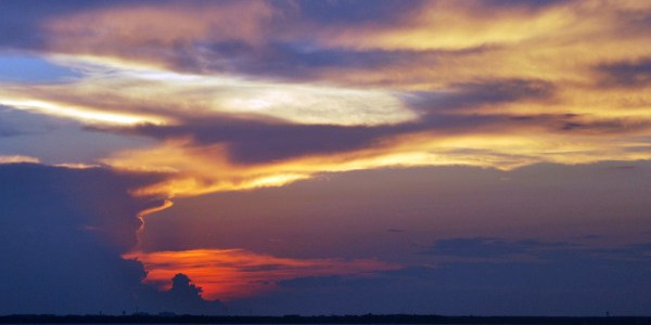 purple and orange sunset