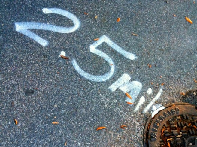 2.5 mile marker