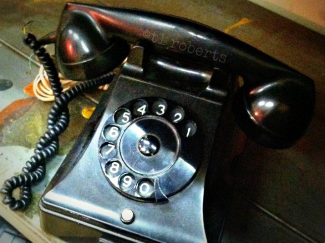 old rotary phone