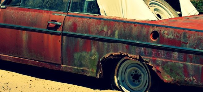 junkyard car Nash Rambler