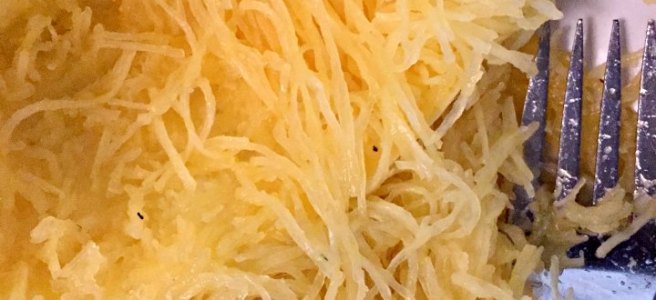 roasted spaghetti squash