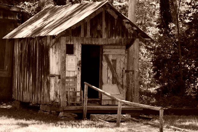 old rustic cabin