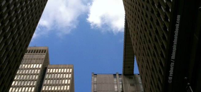 upward view of skyscrapers header