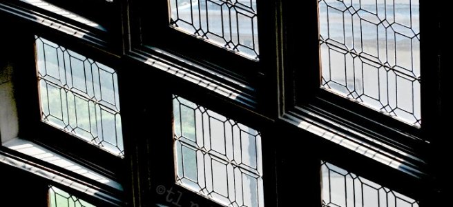 leaded glass windows