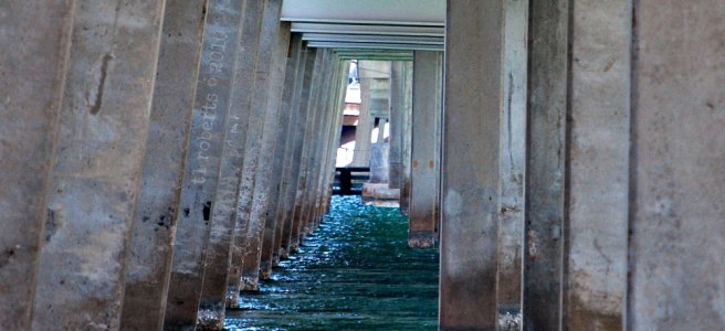 under highway bridge