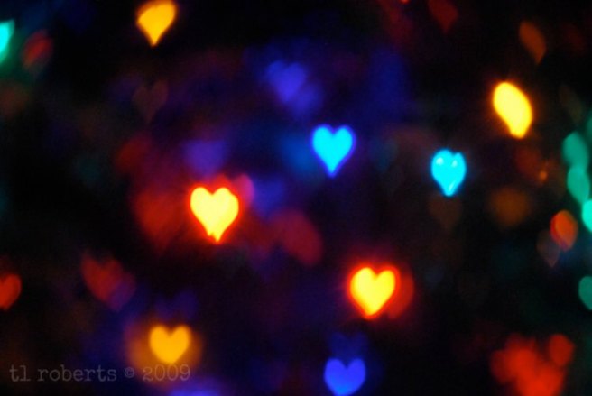 colorful heart shaped booked