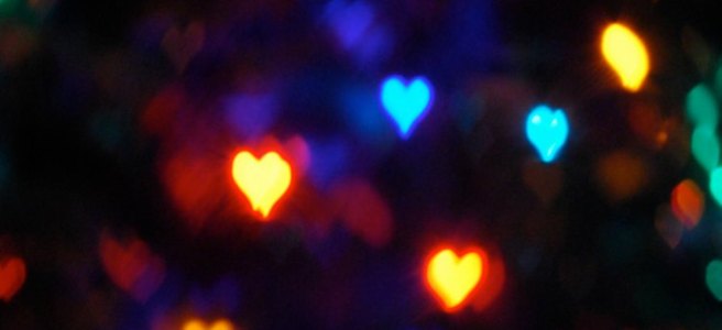 colorful heart shaped booked