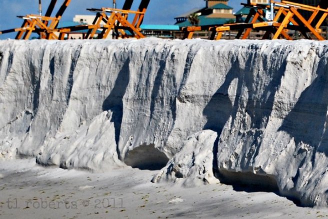 sand shelf high tide