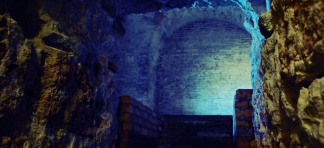 stone passageway and stairs