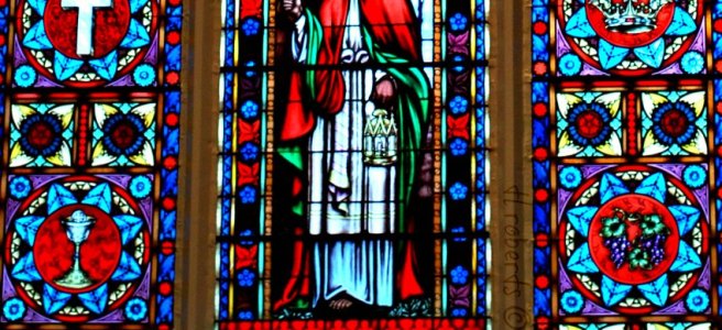 stained glass window