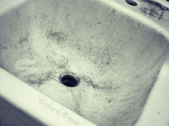 old dirty sink