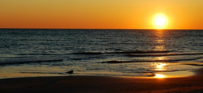 sunrise at the beach